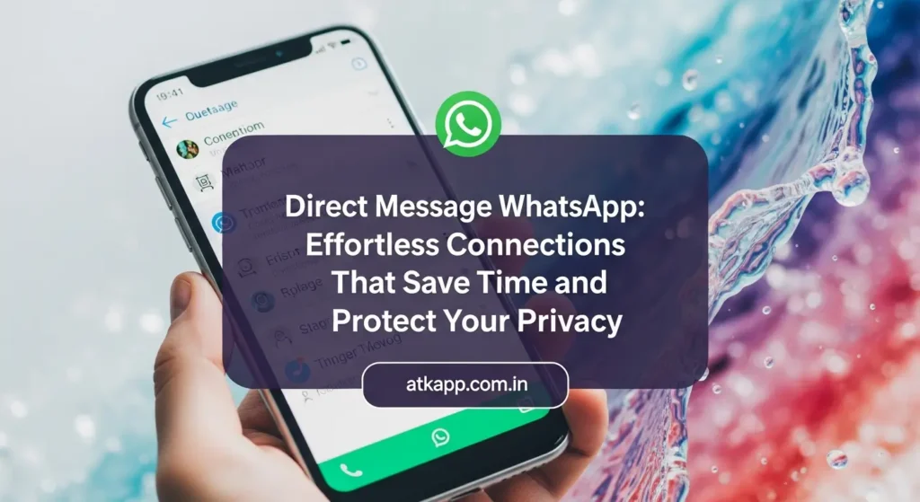 Direct Message WhatsApp: Effortless Connections That Save Time and Protect Your Privacy Direct Message WhatsApp: Effortless Connections That Save Time and Protect Your Privacy